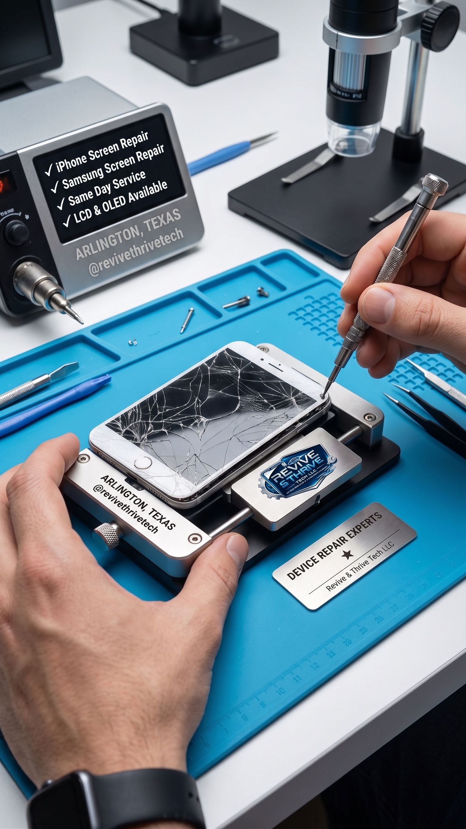 Screen repair service